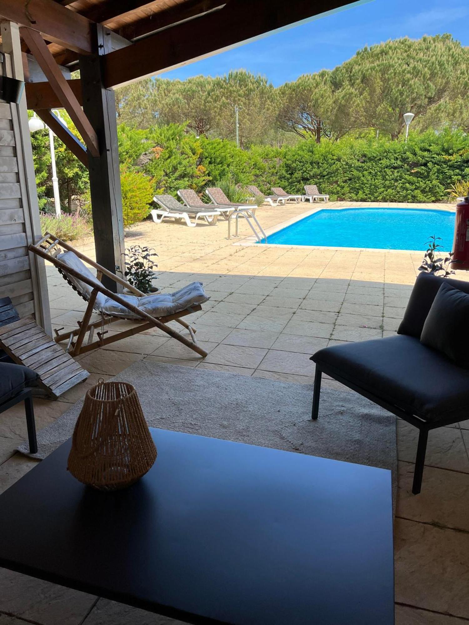 Hotel Cote Et Lac Biscarrosse Bagian luar foto