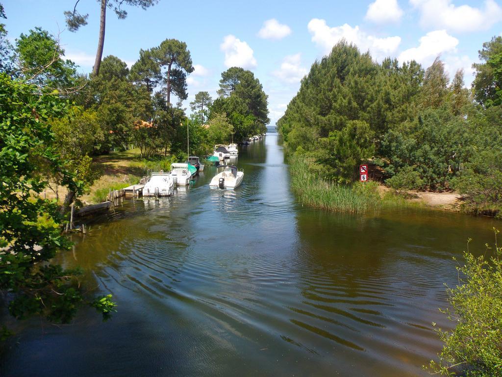 Hotel Cote Et Lac Biscarrosse Bagian luar foto