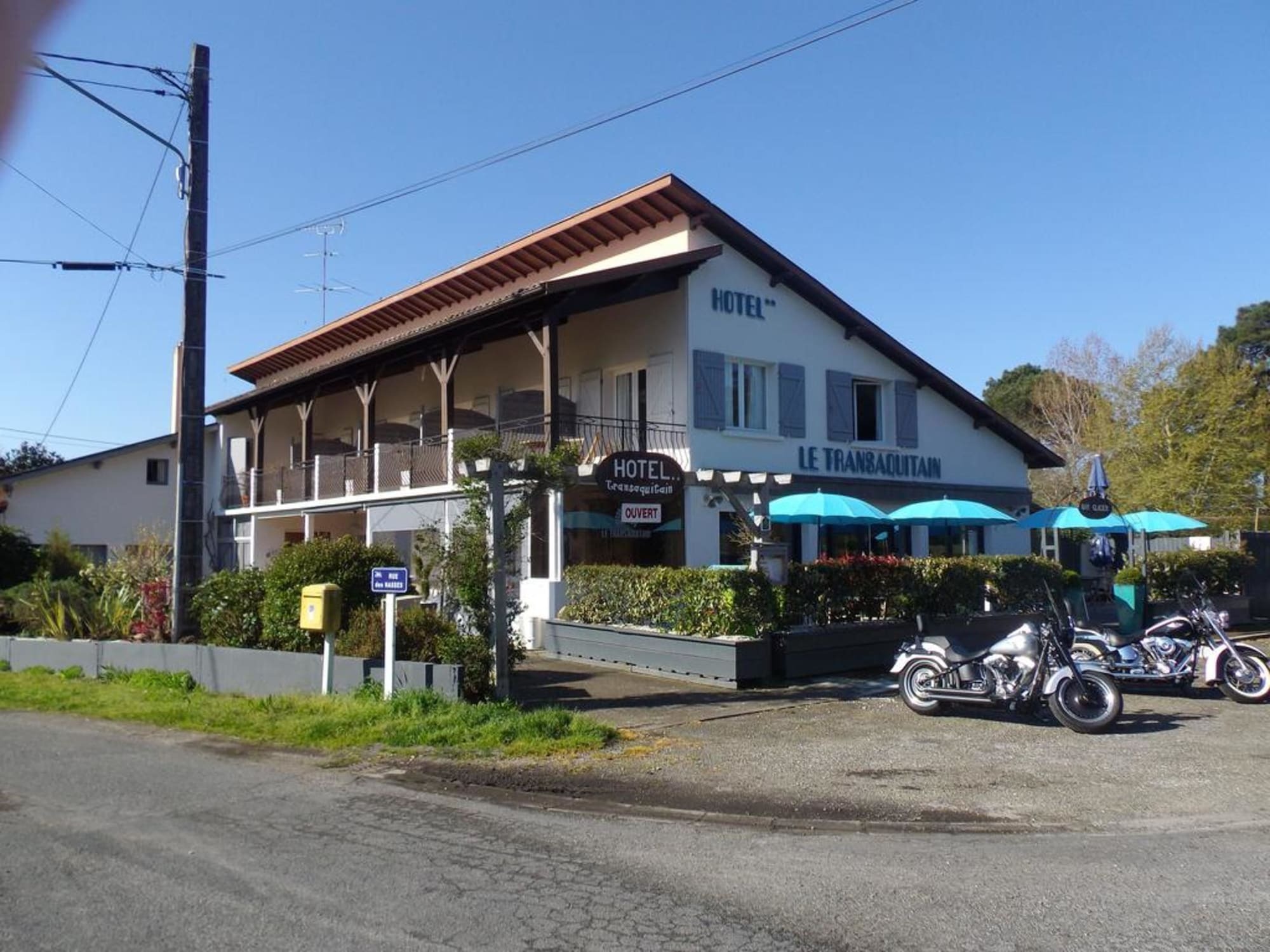 Hotel Cote Et Lac Biscarrosse Bagian luar foto